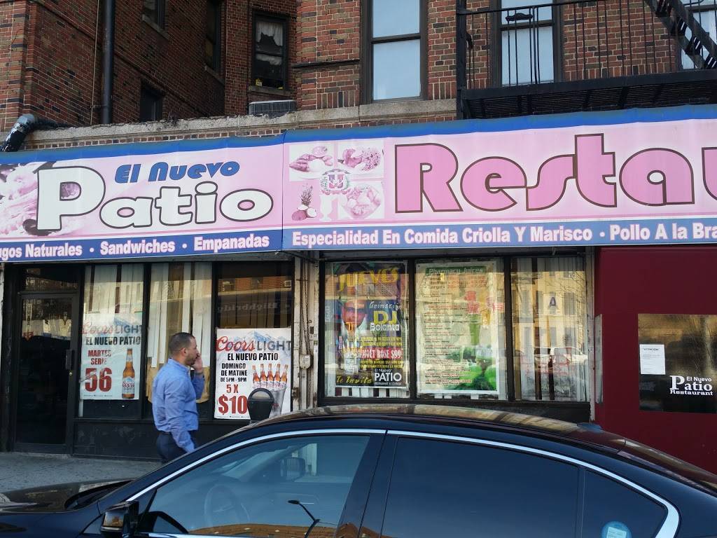 El Nuevo Patio | restaurant | 1388 Edward L Grant Hwy, Bronx, NY 10452, USA | 7185881609 OR +1 718-588-1609