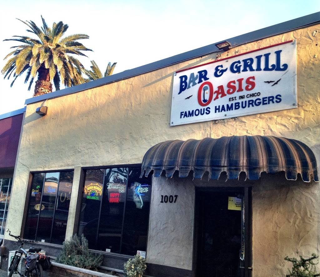 Oasis Bar & Grill | restaurant | 1007 W 1st St, Chico, CA 95928, USA | 5303434305 OR +1 530-343-4305