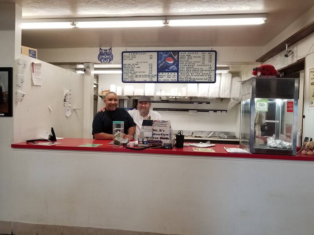 Mr. Ks Original BBQ | restaurant | 6302 S Park Ave, Tucson, AZ 85713, USA | 5207929484 OR +1 520-792-9484