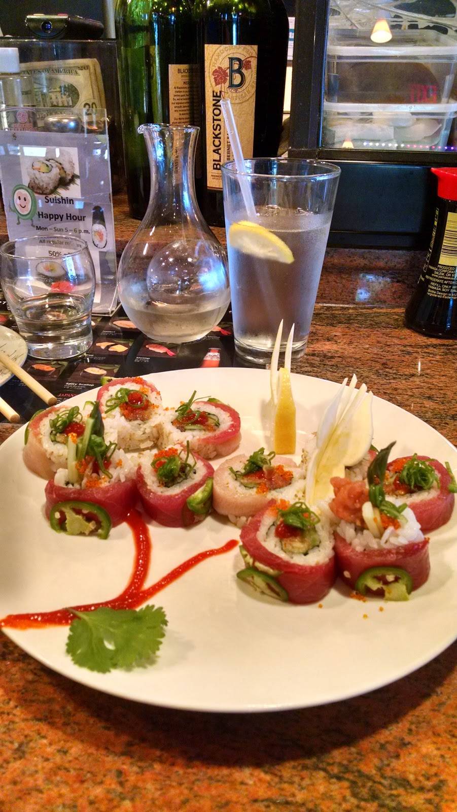 Suishin Sushi | restaurant | 194 Blue Ravine Rd, Folsom, CA 95630, USA | 9169858885 OR +1 916-985-8885