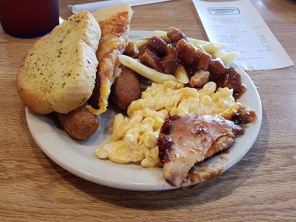 Ponderosa | restaurant | 940 Wisconsin Dells Pkwy S, Wisconsin Dells, WI 53965, USA | 6082533705 OR +1 608-253-3705