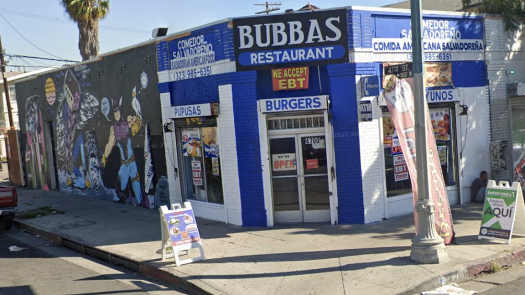 Bubbas Restaurant | restaurant | 4700 Vermont Ave, Los Angeles, CA 90037, USA | 3239856351 OR +1 323-985-6351