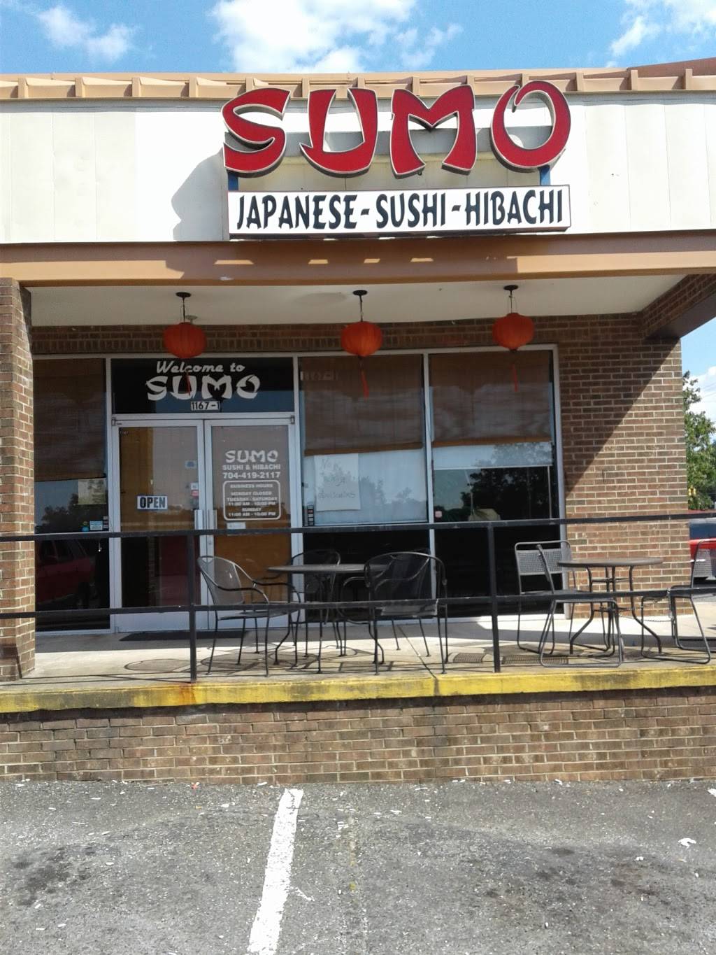 Sumo Sushi & Hibachi | restaurant | 1167 E Marion St, Shelby, NC 28150, USA | 7044192117 OR +1 704-419-2117