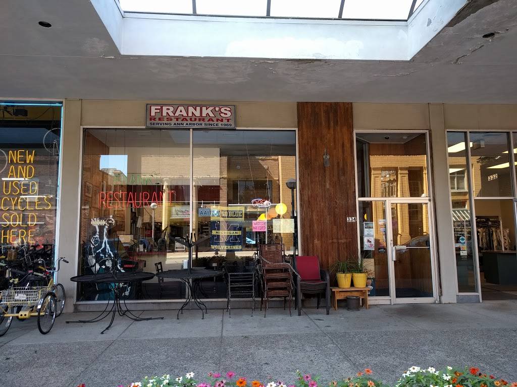 Franks Restaurant | restaurant | 334 Maynard St, Ann Arbor, MI 48104, USA | 7347615699 OR +1 734-761-5699