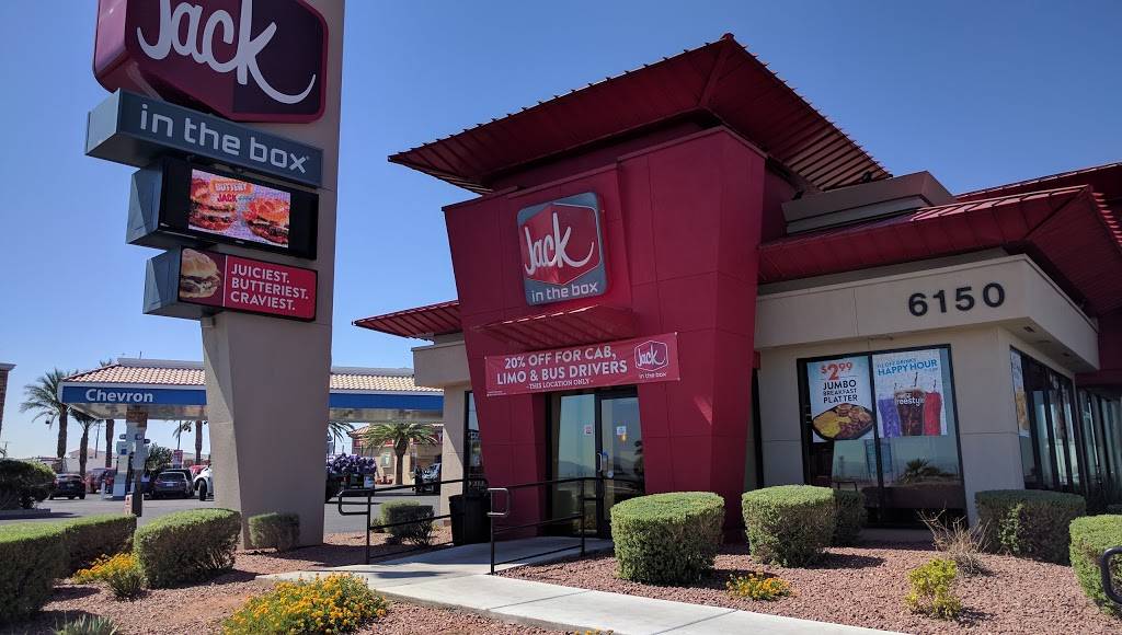 Jack in the Box | restaurant | 6150 Las Vegas Blvd S, Las Vegas, NV 89119, USA | 7026148472 OR +1 702-614-8472