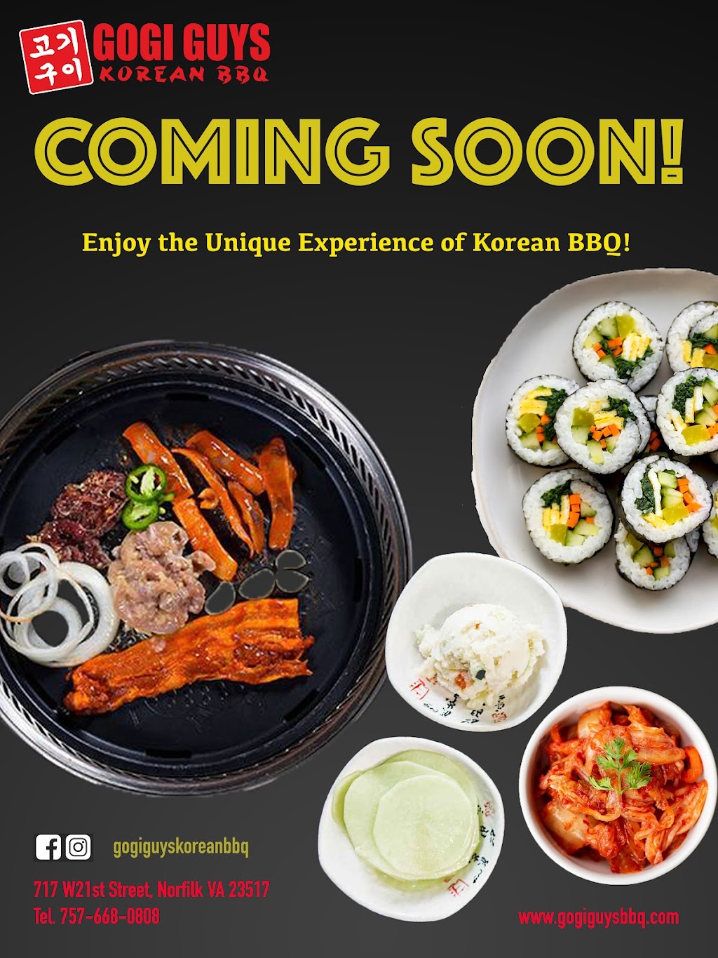 Gogi Guys | restaurant | 717 W21st Street, Norfolk, VA 23517, USA | 7576680808 OR +1 757-668-0808