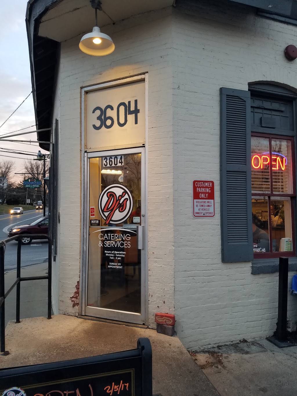 DJs Catering & Services | restaurant | 3604 Buckeystown Pike, Frederick, MD 21703, USA | 2403412134 OR +1 240-341-2134