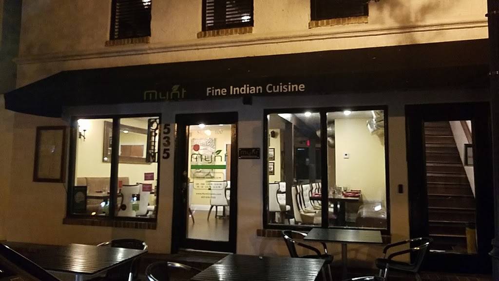 Mynt Fine Indian Cuisine | restaurant | 535 W New England Ave, Winter Park, FL 32789, USA | 4076367055 OR +1 407-636-7055
