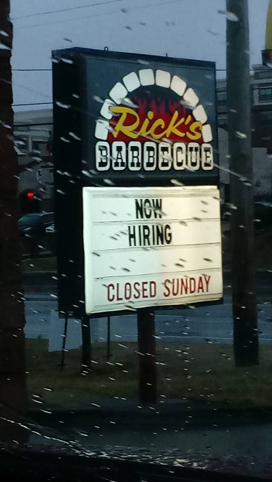 Ricks BBQ | restaurant | 3364 Memorial Blvd, Murfreesboro, TN 37129, USA | 6159071840 OR +1 615-907-1840