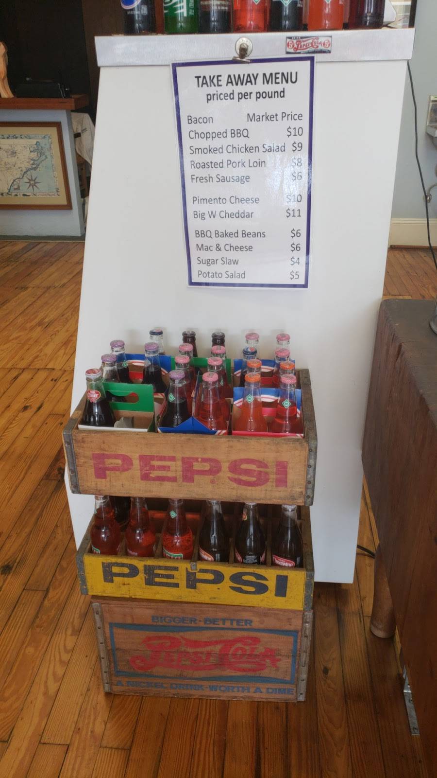 Big W Barbecue | restaurant | 600 S Madison St, Whiteville, NC 28472, USA | 9102076316 OR +1 910-207-6316