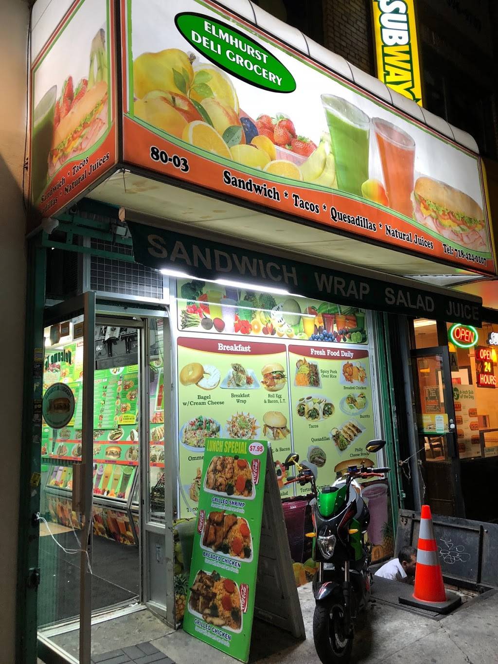 Elmhurst Deli | meal delivery | 8003 Broadway, Queens, NY 11373, USA | 7184240107 OR +1 718-424-0107