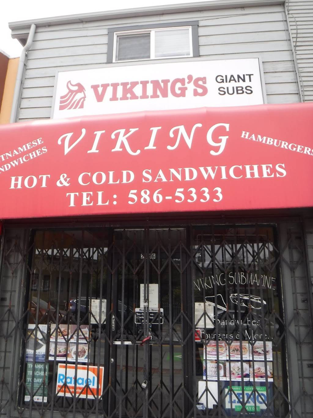 Viking’s Giant Submarines | restaurant | 2906 Diamond St, San Francisco, CA 94131, USA | 4155865333 OR +1 415-586-5333