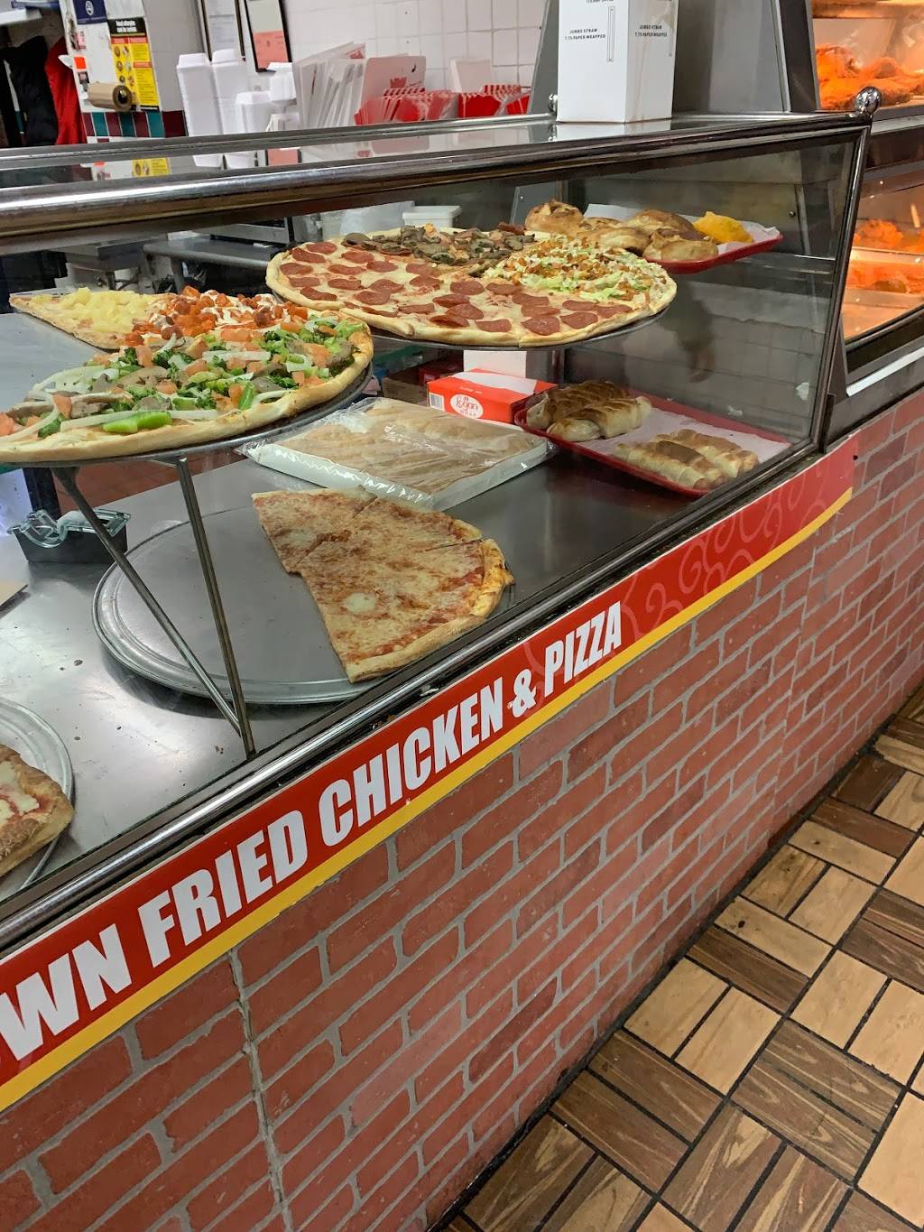 Crown Fried Chicken and Pizza | restaurant | 90-85 Sutphin Blvd, Jamaica, NY 11435, USA | 7185265262 OR +1 718-526-5262