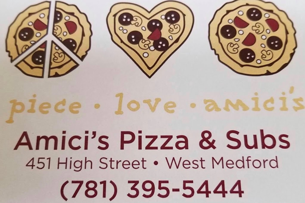 Amici’s | restaurant | 451 High St, Medford, MA 02155, USA | 7813955444 OR +1 781-395-5444