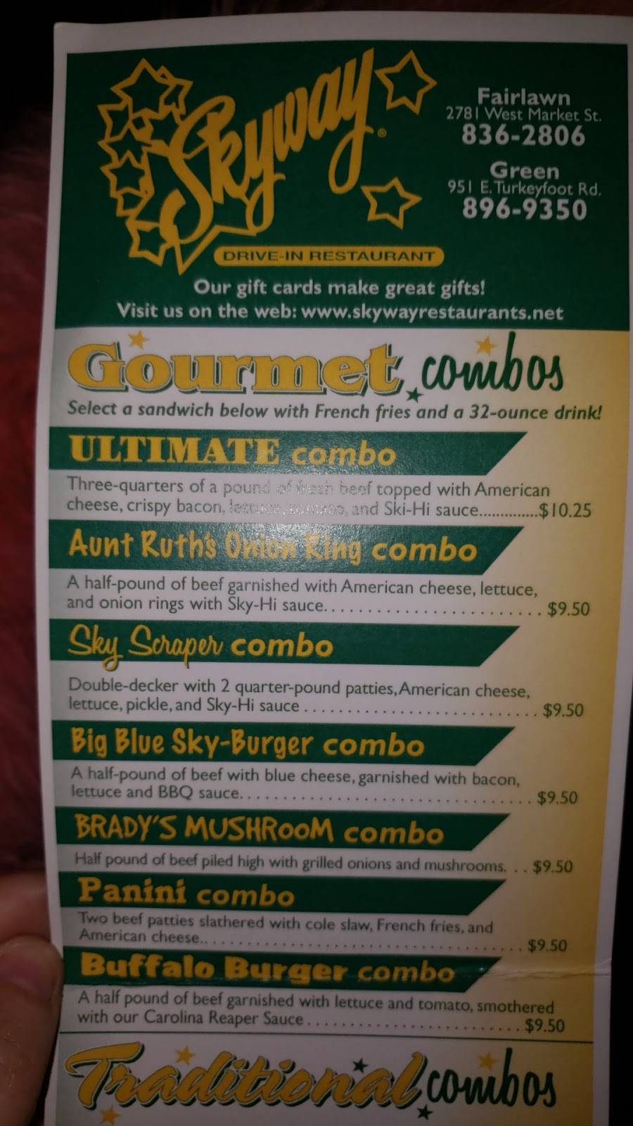 Skyway | restaurant | 2781 W Market St, Fairlawn, OH 44333, USA | 3308362806 OR +1 330-836-2806