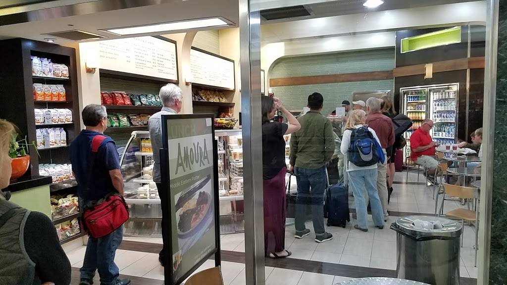 Amoura Café | meal takeaway | International Terminal, Boarding Area A, San Francisco International Airport, San Francisco, CA 94128, USA | 6508210320 OR +1 650-821-0320