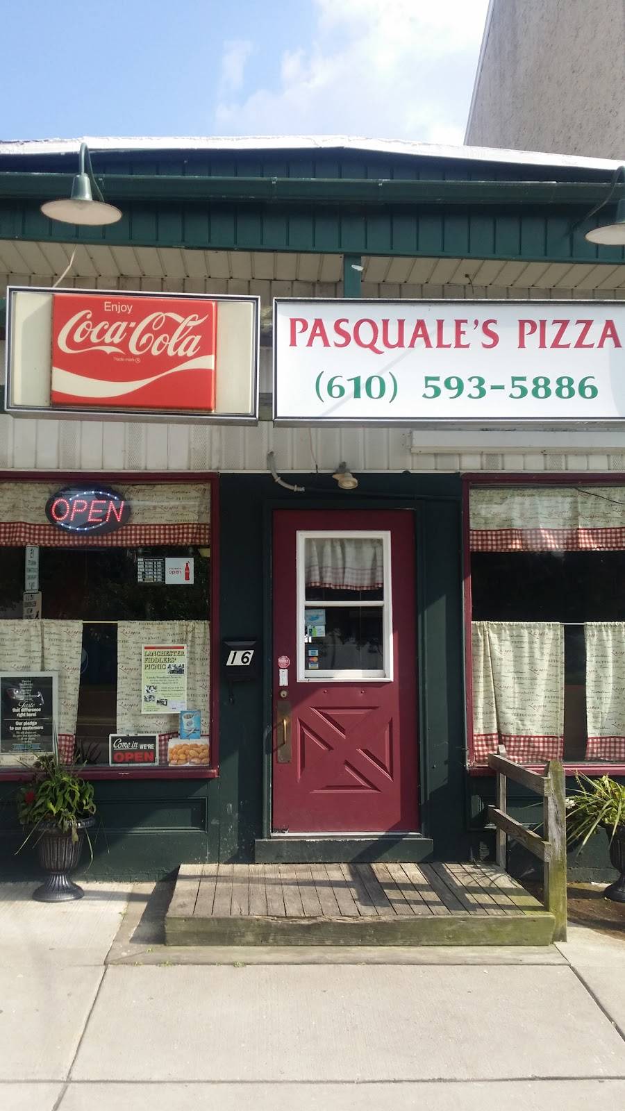 Pasquales Pizza | restaurant | 16 Gay St, Christiana, PA 17509, USA | 6105935886 OR +1 610-593-5886