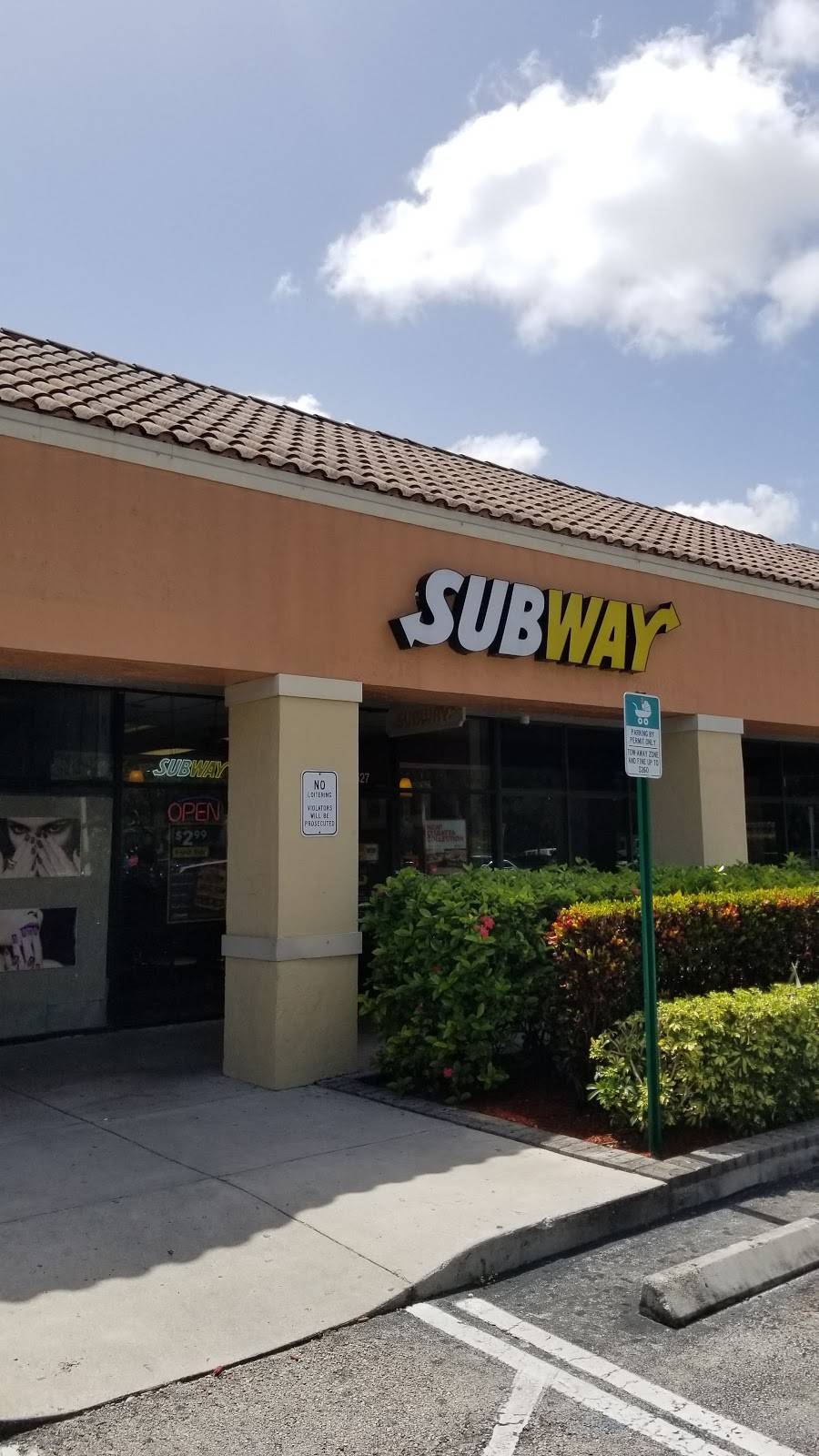 Subway | restaurant | 8527 NW 186th St, Hialeah, FL 33015, USA | 3058290553 OR +1 305-829-0553