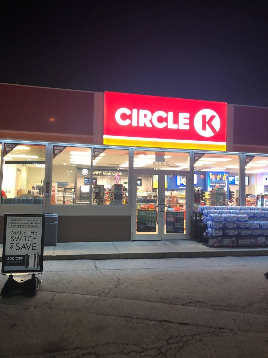 Circle K | cafe | 65 S Route 59, Aurora, IL 60504, USA | 6302360837 OR +1 630-236-0837