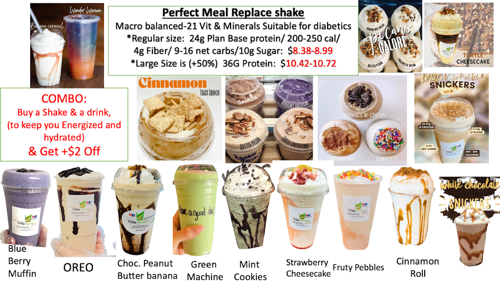 TVille Nutrition | restaurant | 5674 S Redwood Rd STE A, Taylorsville, UT 84123, USA | 8016864122 OR +1 801-686-4122