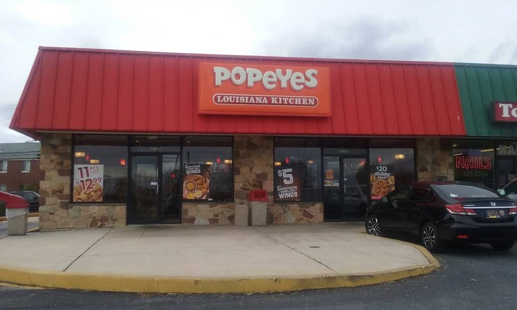 Popeyes Louisiana Kitchen | restaurant | 1505 N Dupont Hwy, New Castle, DE 19720, USA | 3023286216 OR +1 302-328-6216