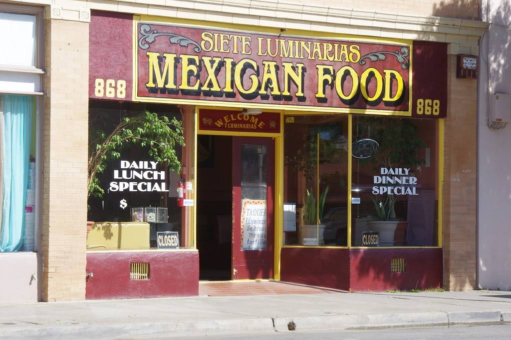 7 Luminarias | restaurant | 868 Guadalupe St, Guadalupe, CA 93434, USA | 8053437080 OR +1 805-343-7080