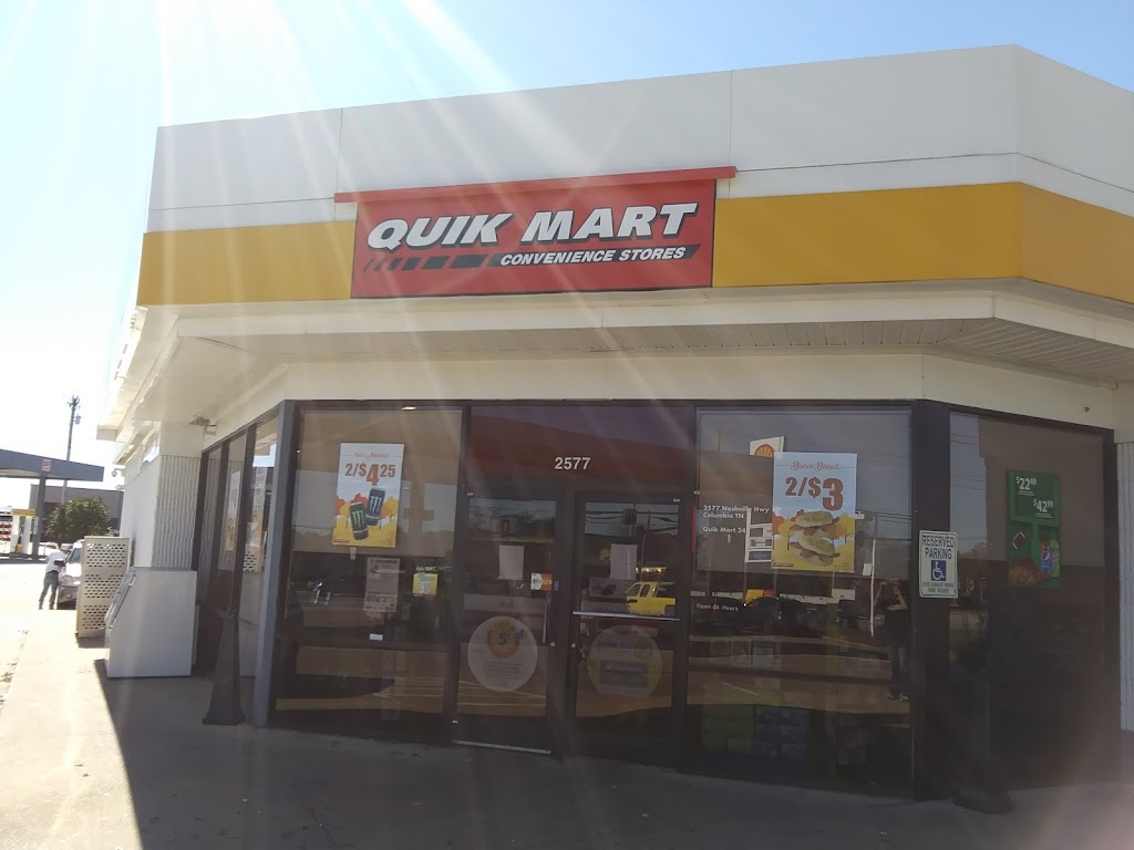 Shell | restaurant | 2577 Nashville Hwy, Columbia, TN 38401, USA | 9314861752 OR +1 931-486-1752