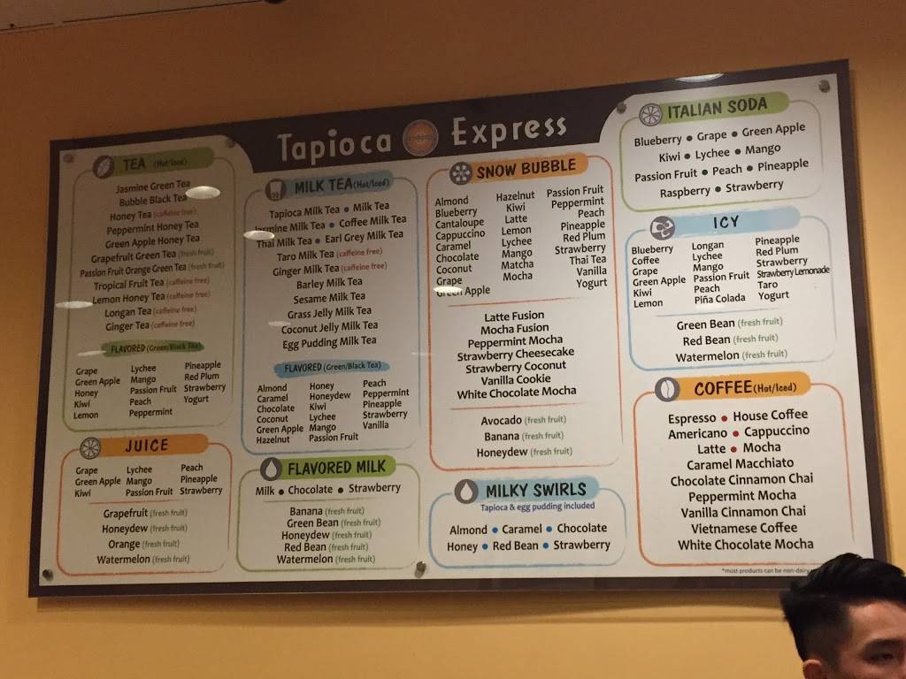 Tapioca Express | restaurant | #G, 5408 Walnut Ave, Irvine, CA 92618, USA | 9497868688 OR +1 949-786-8688