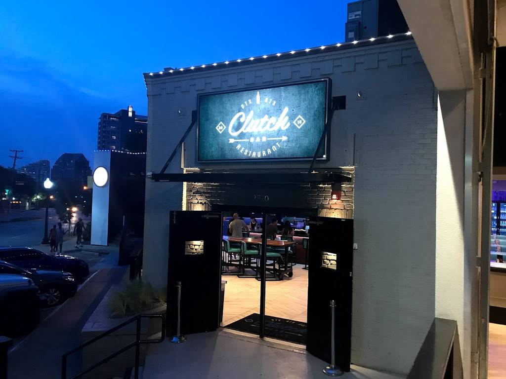 Clutch Bar and Restaurant | restaurant | 2520 Cedar Springs Rd, Dallas, TX 75201, USA | 9729793460 OR +1 972-979-3460