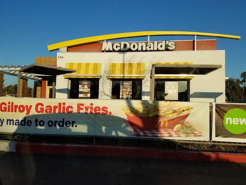 McDonalds | cafe | 456 Blossom Hill Rd, San Jose, CA 95123, USA | 4082275811 OR +1 408-227-5811