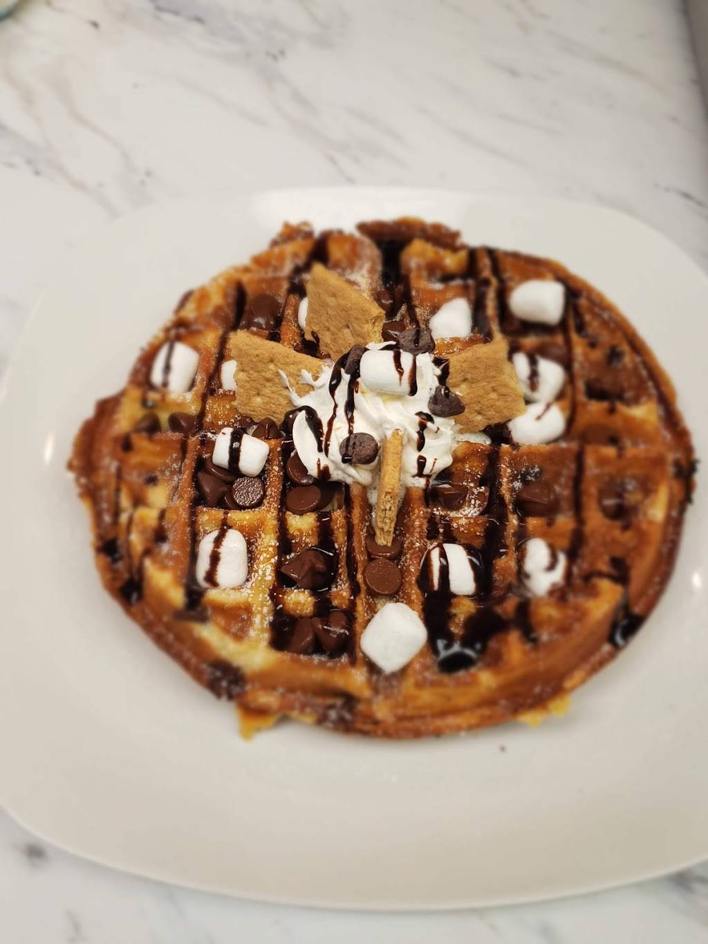 Wafflez N Creamz-Veterans Location | restaurant | 12100 Veterans Memorial Dr Ste F, Houston, TX 77067, USA | 8322861329 OR +1 832-286-1329