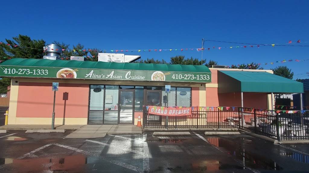 Alina’s Asian Cuisine | restaurant | 310 S Philadelphia Blvd, Aberdeen, MD 21001, USA | 4102731333 OR +1 410-273-1333