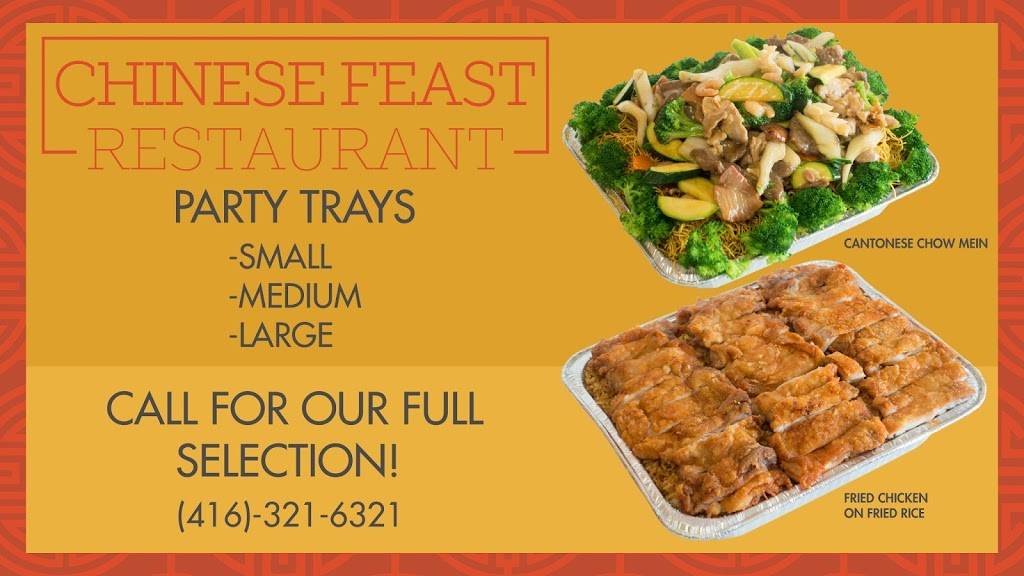 Chinese Feast Restaurant | restaurant | 4830 Sheppard Ave E, Scarborough, ON M1S 5M9, Canada | 4163216321 OR +1 416-321-6321