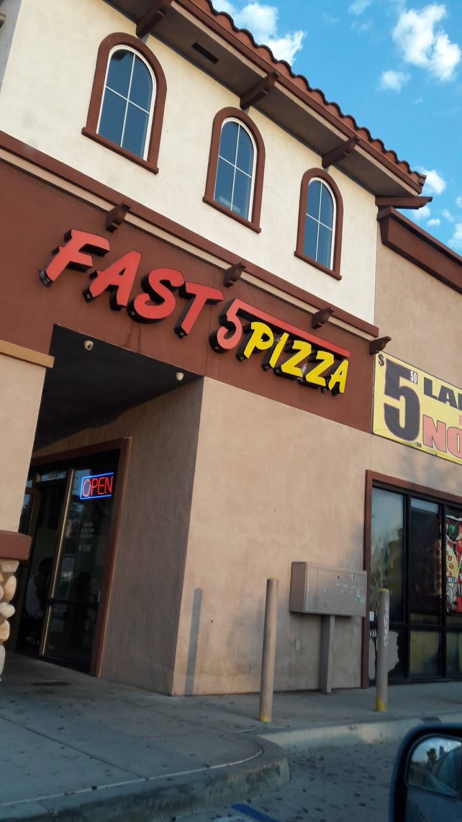 Fast 5 Pizza | meal takeaway | 16385 Merrill Ave, Fontana, CA 92335, USA | 9093550005 OR +1 909-355-0005