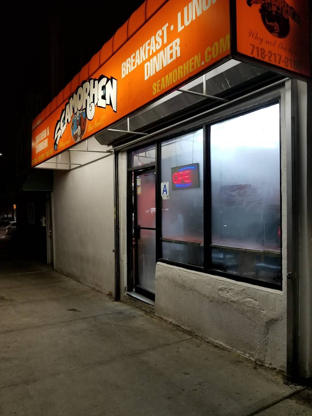 Seamorhen | restaurant | 190-7 109th Rd, Jamaica, NY 11412, USA | 7182178100 OR +1 718-217-8100