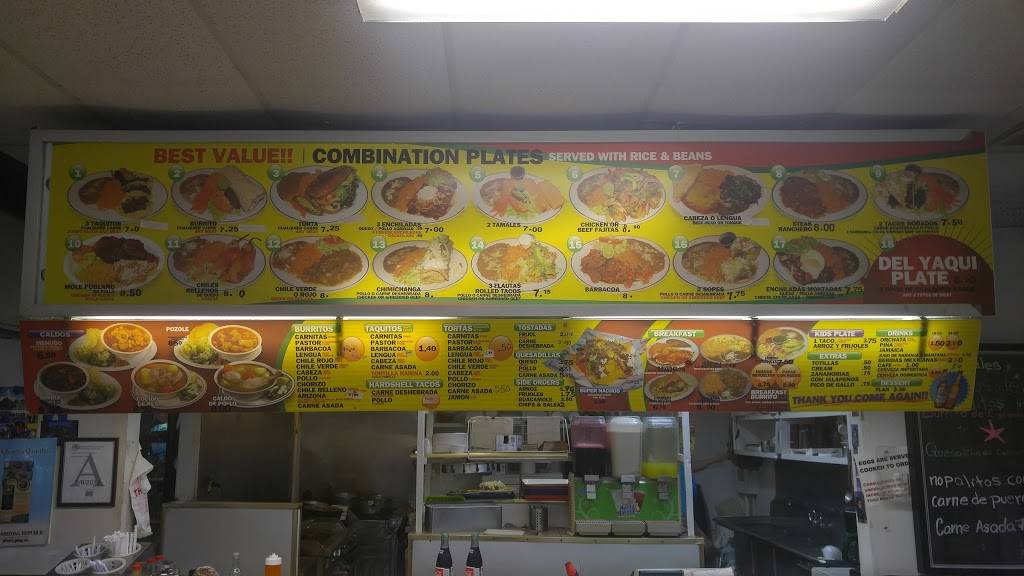 Del Yaqui | restaurant | 9201 S Avenida del Yaqui, Guadalupe, AZ 85283, USA | 4808398170 OR +1 480-839-8170