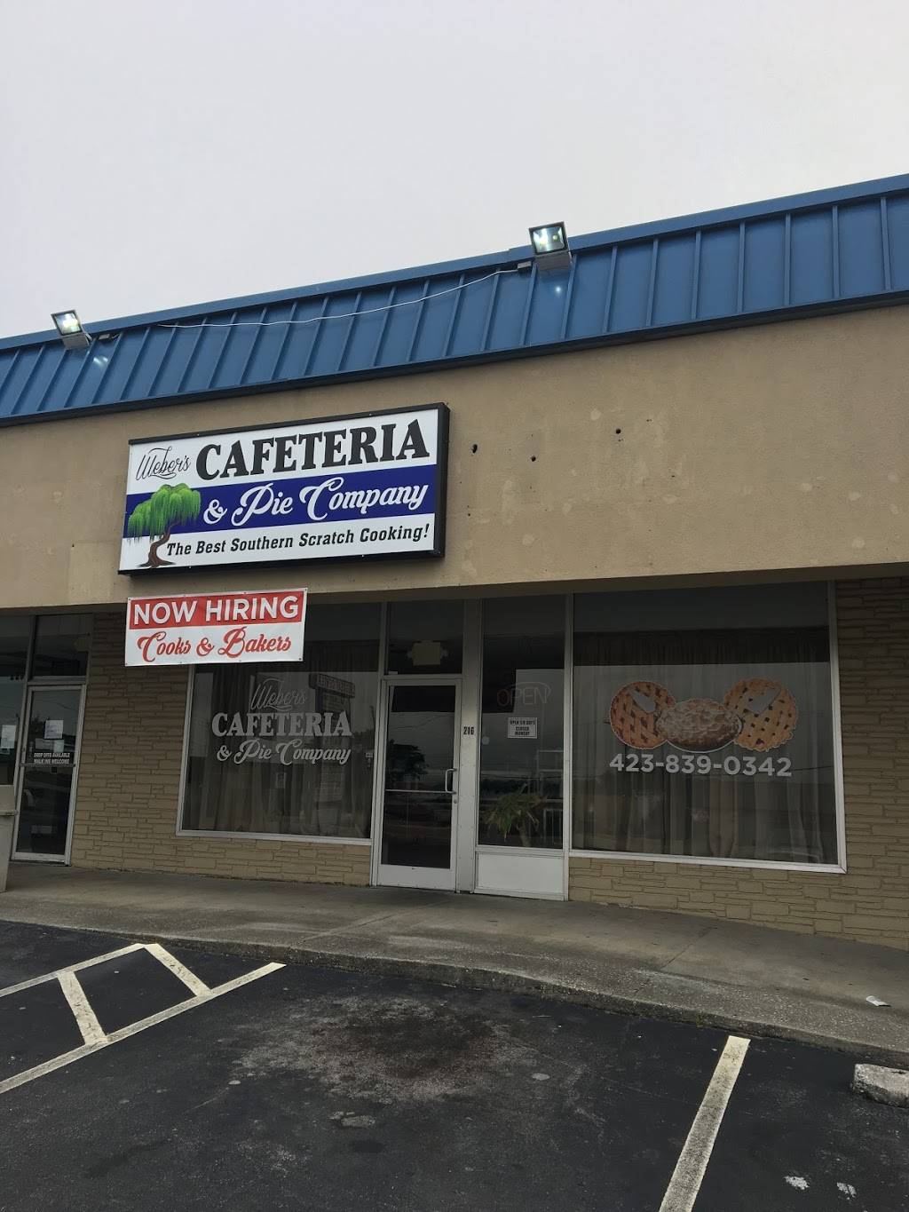 Weber’s Cafeteria and Pie Company | restaurant | 216 N Fairmont Ave, Morristown, TN 37814, USA | 4238390342 OR +1 423-839-0342