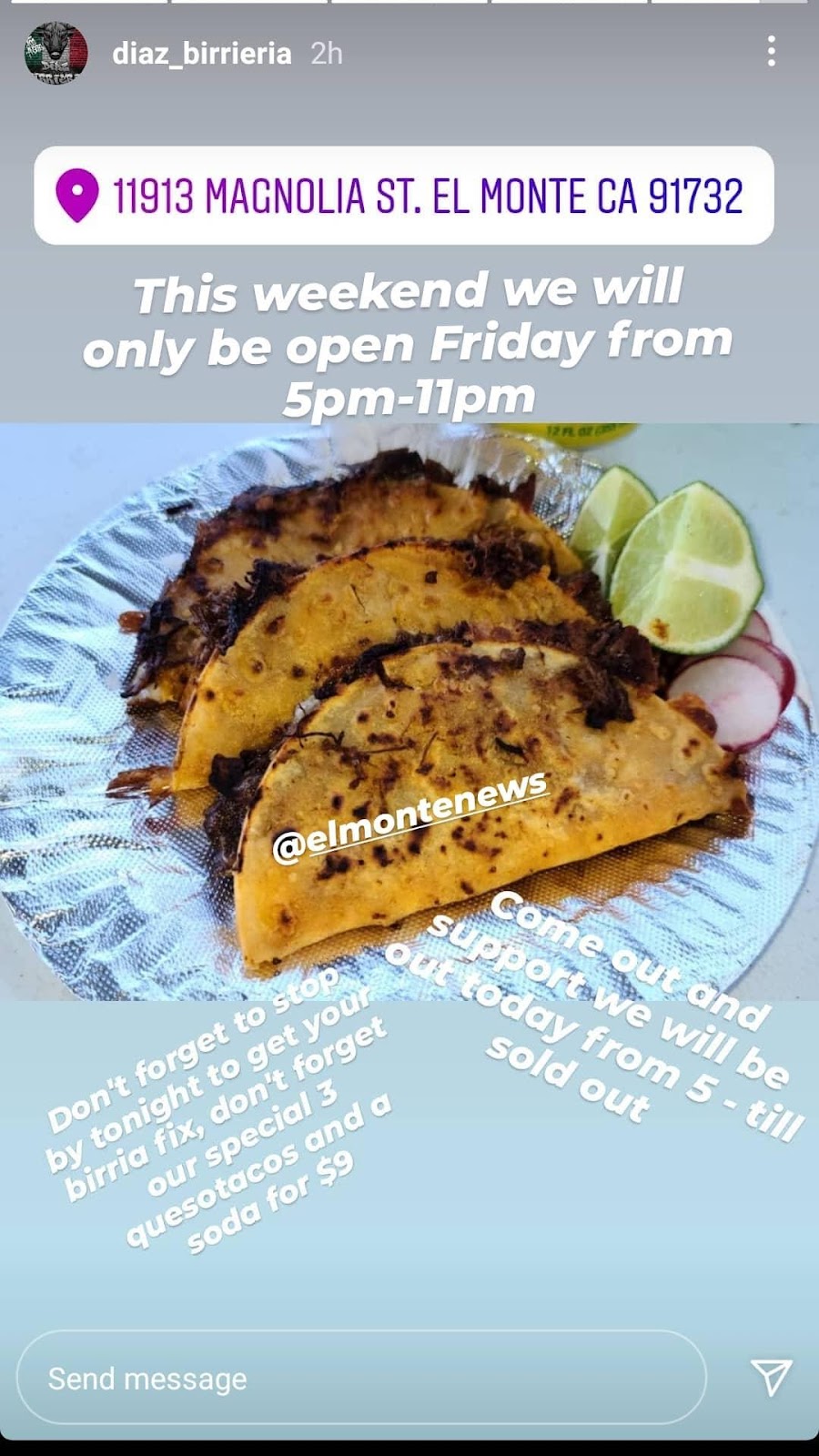 Diaz birreria | restaurant | 11913 Magnolia St, El Monte, CA 91732, USA | 6262193642 OR +1 626-219-3642