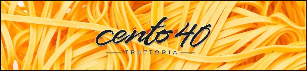 Cento40 Trattoria | restaurant | 140 Woodbridge Ave, Woodbridge, ON L4L 4K9, Canada | 2898018174 OR +1 289-801-8174