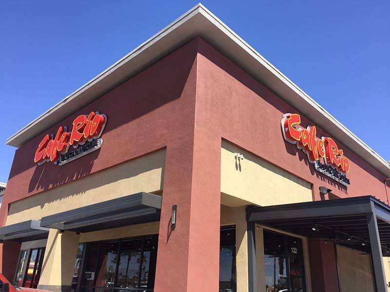 Cafe Rio Mexican Grill | restaurant | 2600 W Sahara Ave, Las Vegas, NV 89102, USA | 7025773387 OR +1 702-577-3387