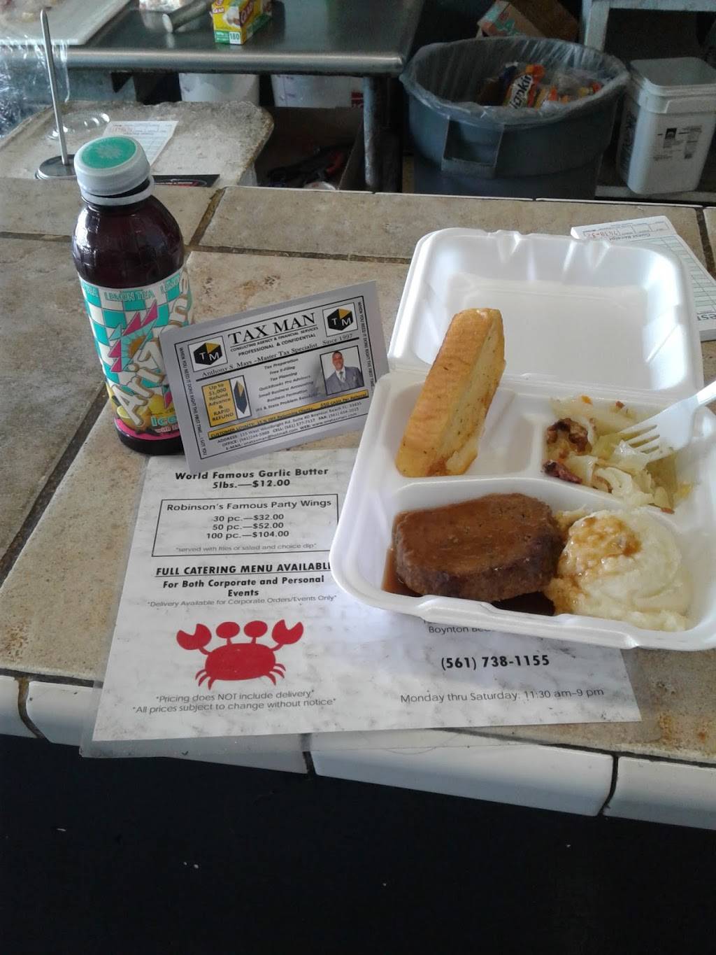 Robinson BBQ | restaurant | 132 Martin Luther King Jr Blvd, Boynton Beach, FL 33435, USA | 5617381155 OR +1 561-738-1155