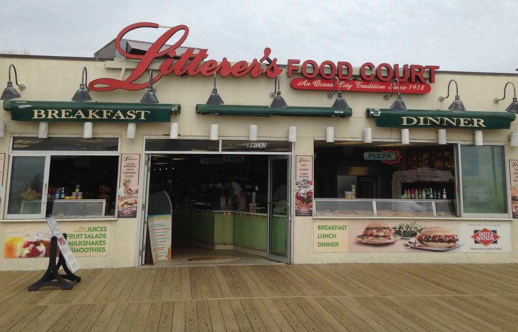 Litterers Food Court | restaurant | 840-842 Boardwalk, Ocean City, NJ 08226, USA | 6093998244 OR +1 609-399-8244