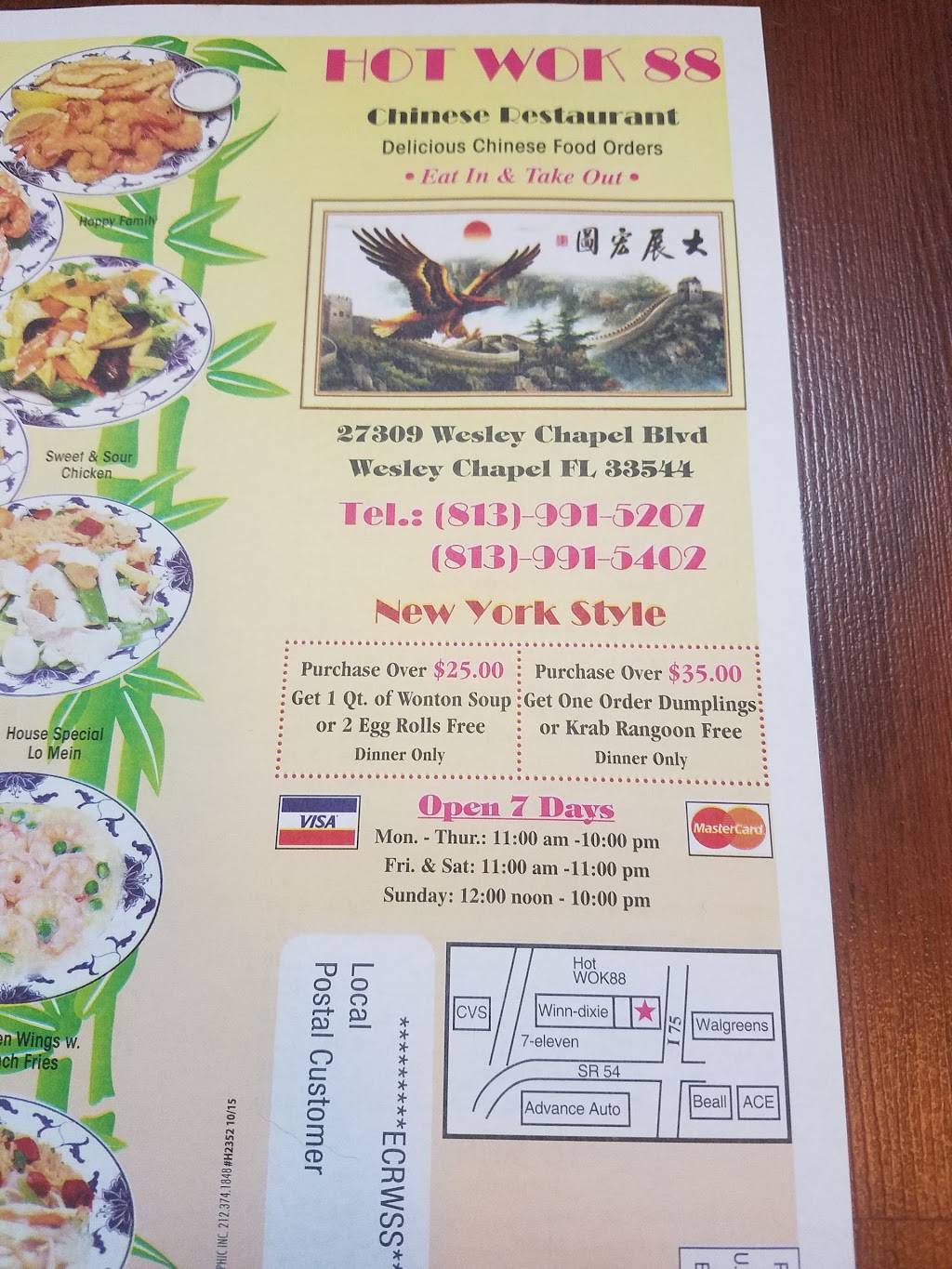 Hot Wok | restaurant | Towne Centre At Wesley Chapel, 27309 Wesley Chapel Blvd, Wesley Chapel, FL 33544, USA | 8139915207 OR +1 813-991-5207