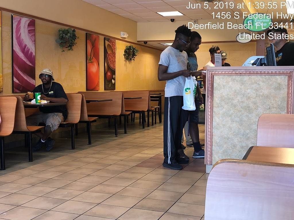 Subway Restaurants | restaurant | 1456 Federal Hwy, Deerfield Beach, FL 33441, USA | 9544820642 OR +1 954-482-0642