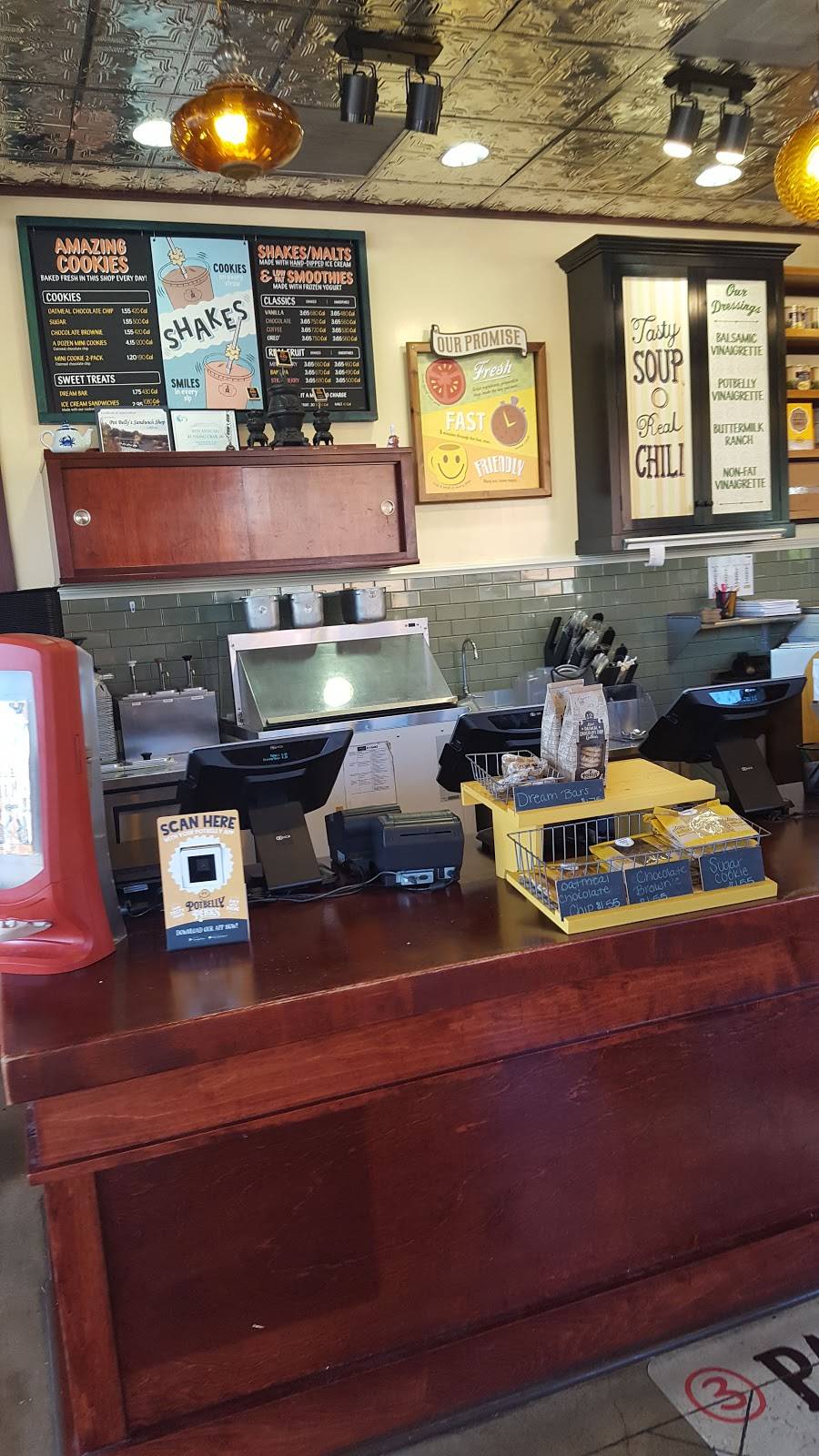 Potbelly Sandwich Shop | restaurant | 23064 Three Notch Rd Ste 101, California, MD 20619, USA | 3018807302 OR +1 301-880-7302