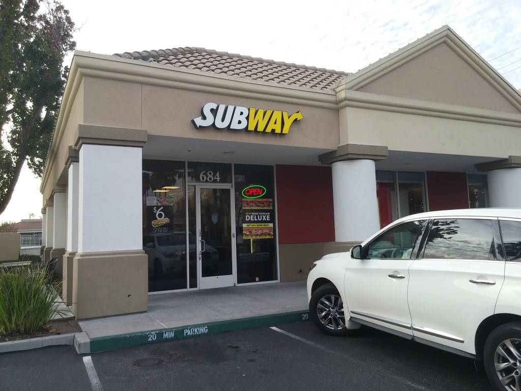Subway Restaurants | restaurant | 684 Blossom Hill Rd, San Jose, CA 95123, USA | 4082257075 OR +1 408-225-7075