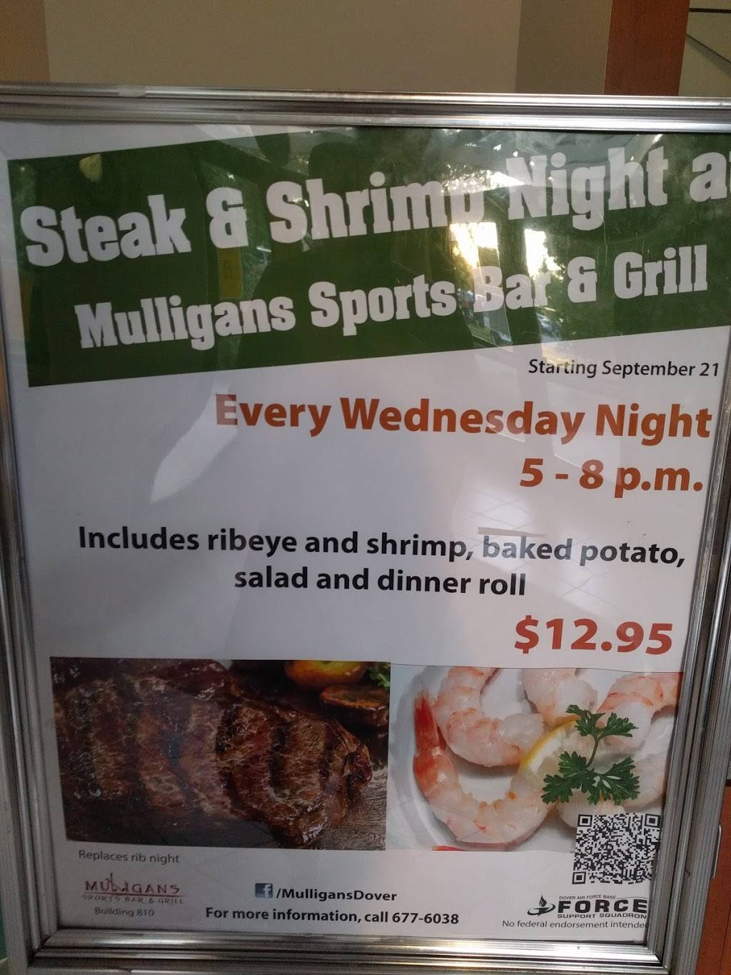 Mulligans Sports Bar and Grille | restaurant | 829 Green Way, Dover, DE 19901, USA | 3026776038 OR +1 302-677-6038