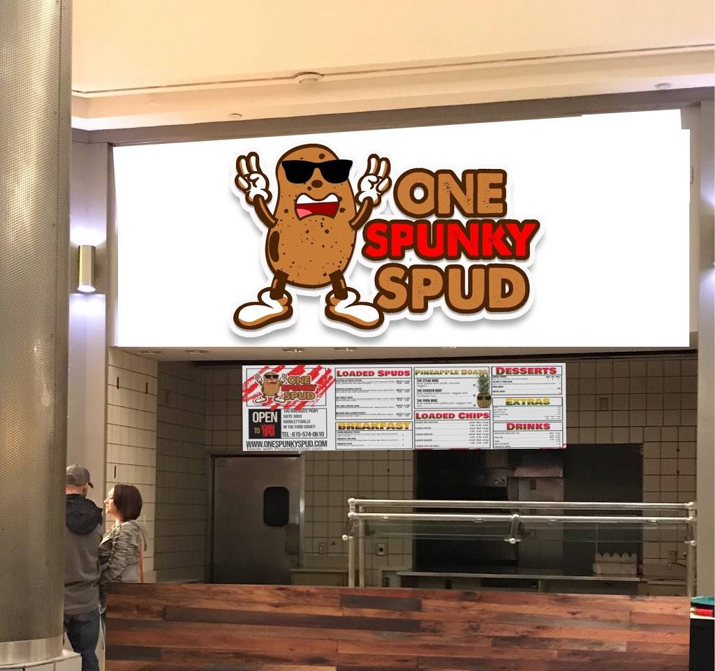 One Spunky Spud | restaurant | Rivergate Mall Food court, 1000 Rivergate Pkwy, Goodlettsville, TN 37072, USA | 6155740610 OR +1 615-574-0610