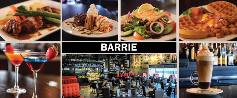 Symposium Cafe Restaurant & Lounge | restaurant | 307 Cundles Rd E, Barrie, ON L4M 0G9, Canada | 7057371818 OR +1 705-737-1818