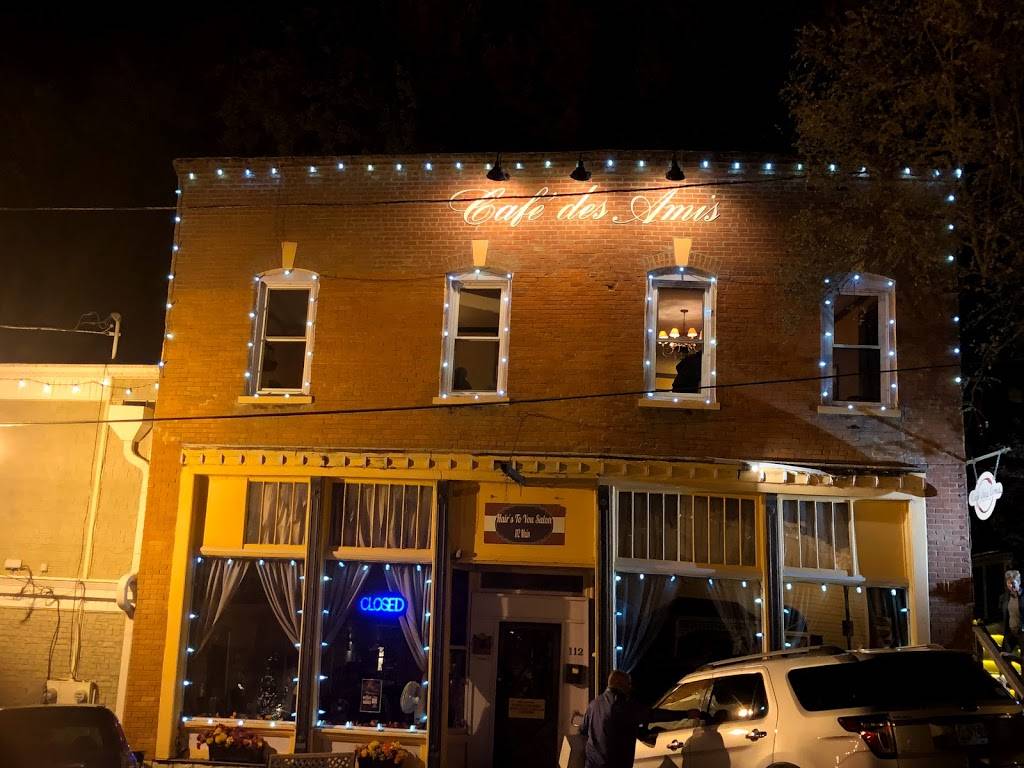 Cafe Des Amis | restaurant | 112 Main St, Parkville, MO 64152, USA | 8165876767 OR +1 816-587-6767